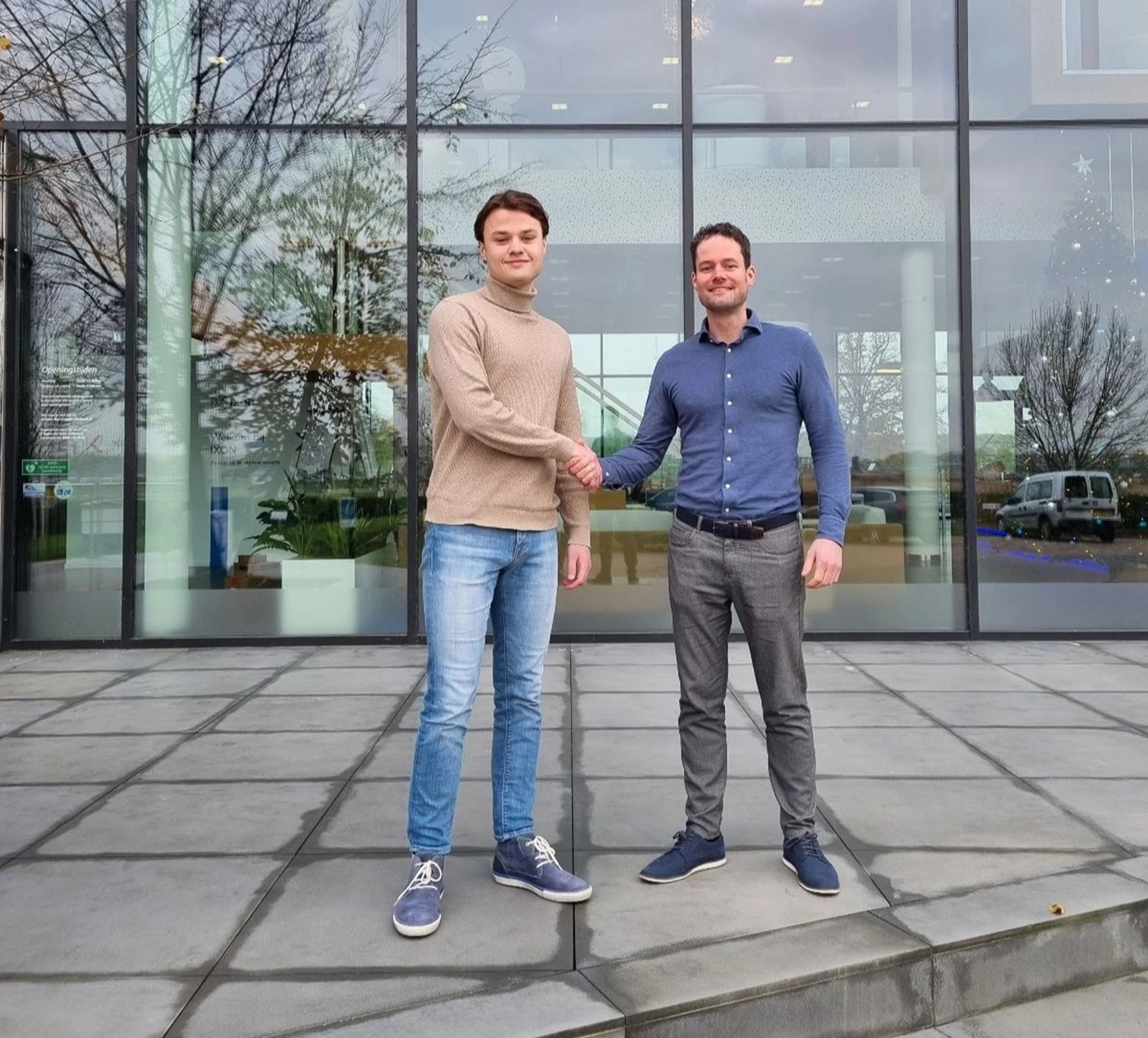 Jeroen van Dijk with Pieter van Lith of IXON