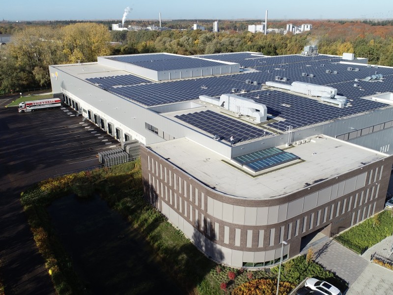 Aerial view of the Van Loon Group production site in Son
